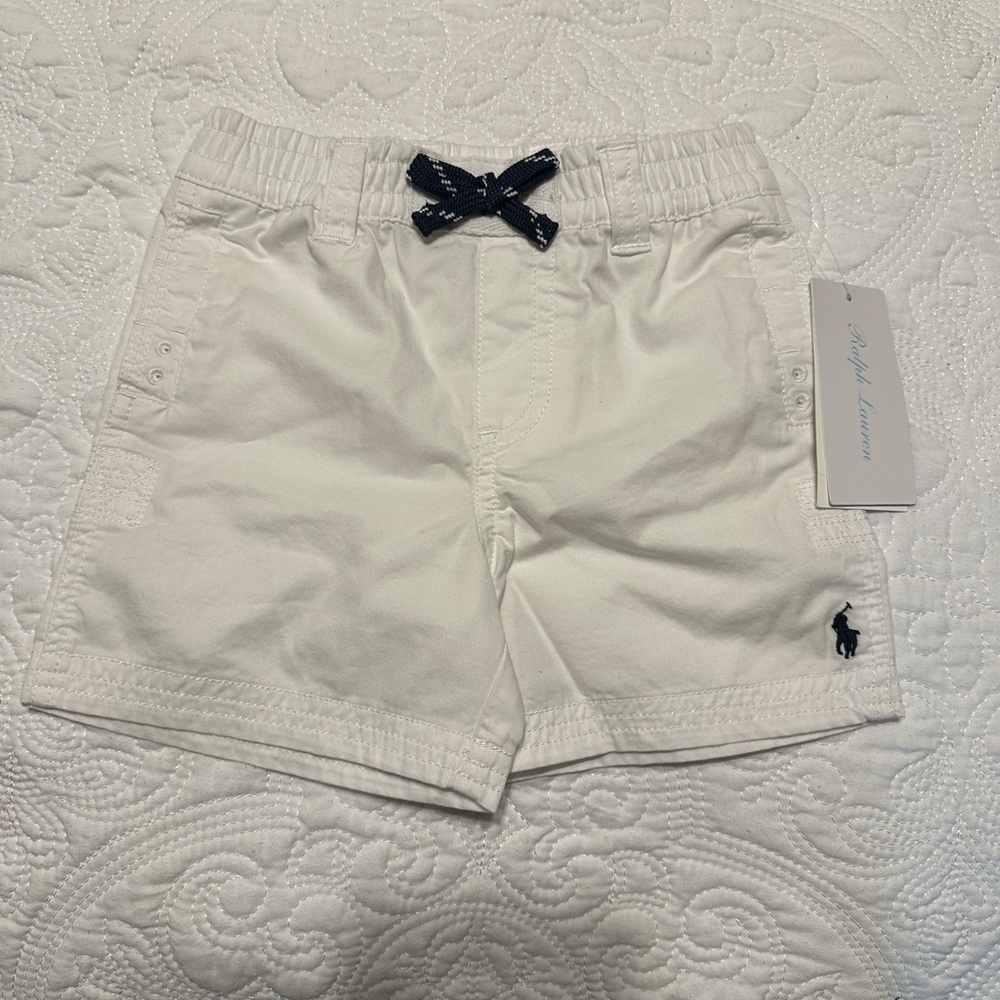 Ralph Lauren Kids White Shorts